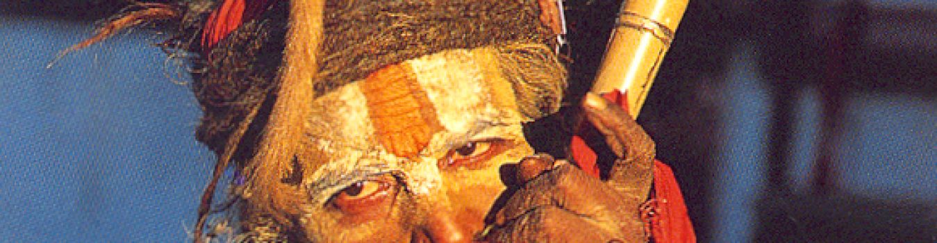 Banarasi Sadhu Smoking Ganja - Significant Landmark in Kashi, Varanasi