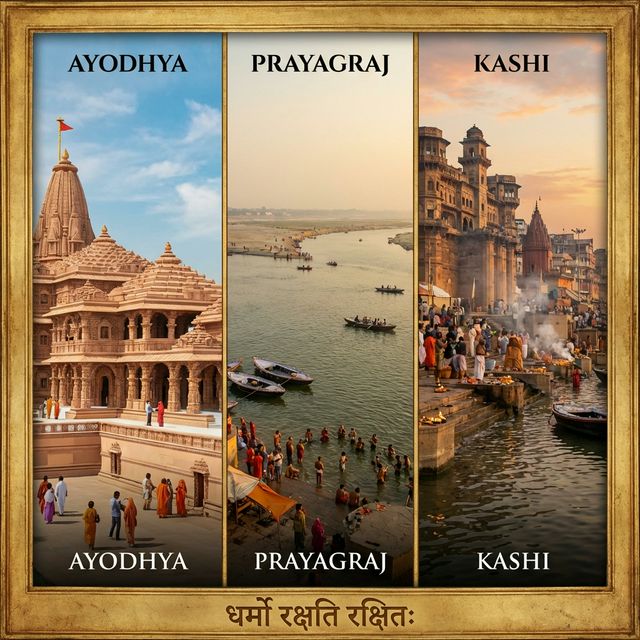 Divine Triangle (Kashi - Ayodhya - Prayagraj)